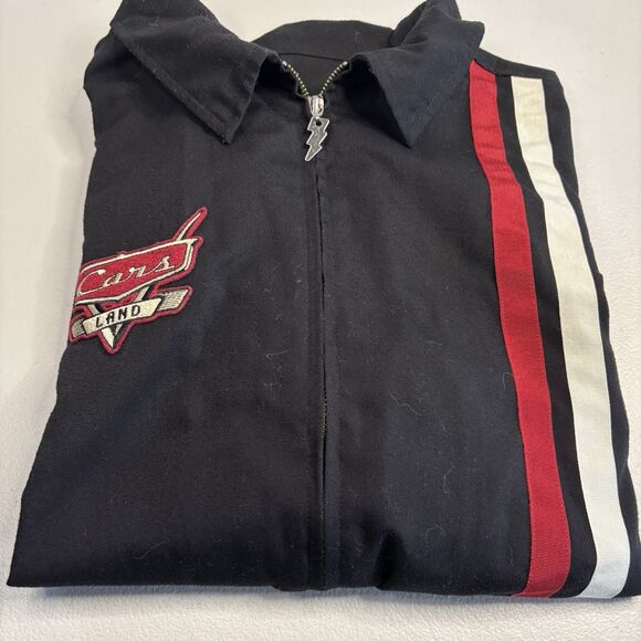Disney Parks Cars Land Lightweight Jacket  XXL Lighting  Zipper Pull - Picture 8 of 13
